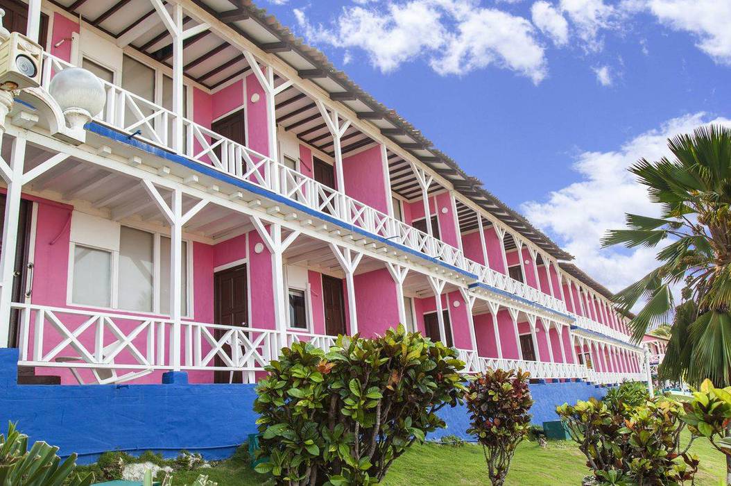 Fachada Hotel Sol Caribe Campo Ilha de San Andrés